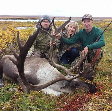 guided three on one caribou hunt